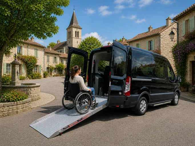 Gamme de v&eacute;hicules am&eacute;nag&eacute;s TPMR de 2 &agrave; 4 fauteuils roulants
